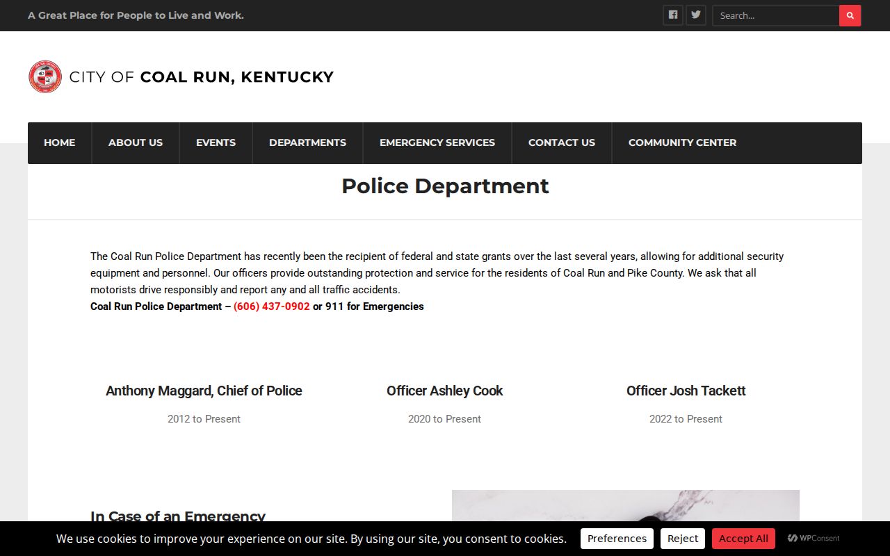 Pike County source for Coal Run Village criminal records at city police